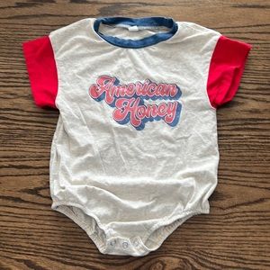 American honey | 4th of July bubble romper